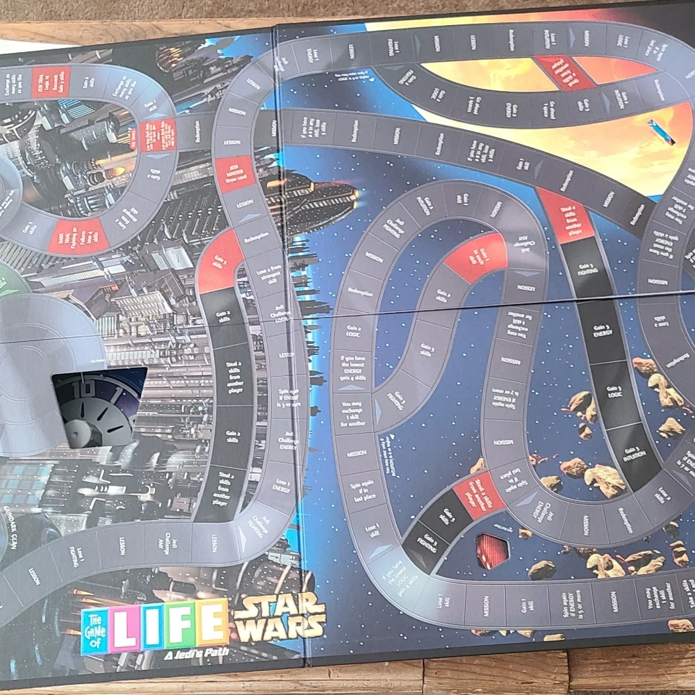 Star Wars Monopoly and Life Board Games all pieces present